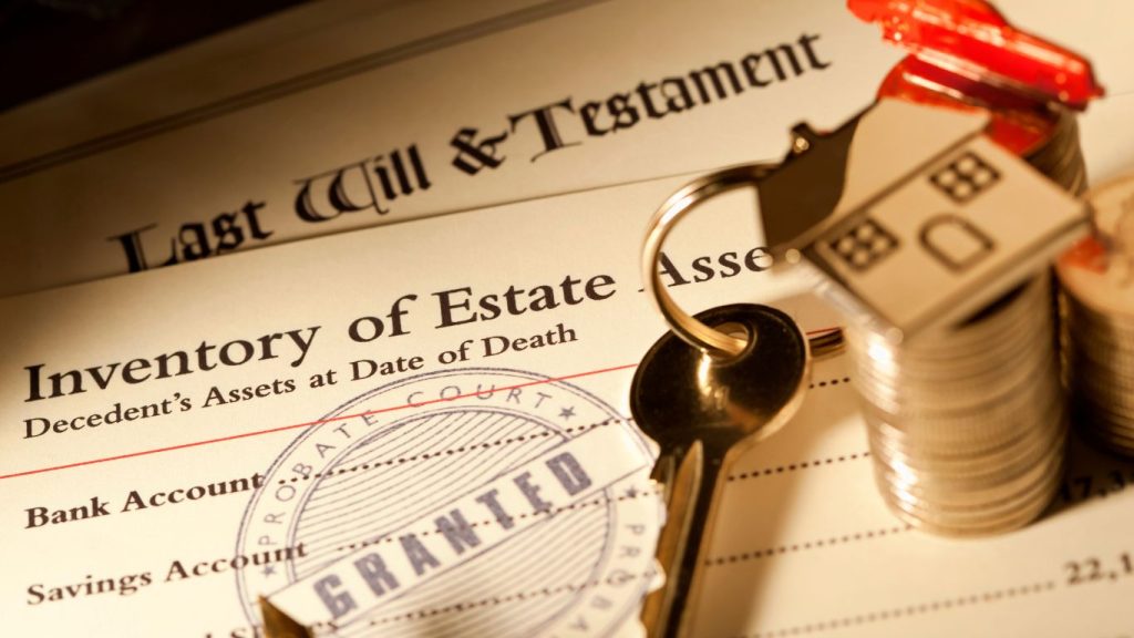 Last will and testament and estate inventory with house keys — dying without a will in Ontario